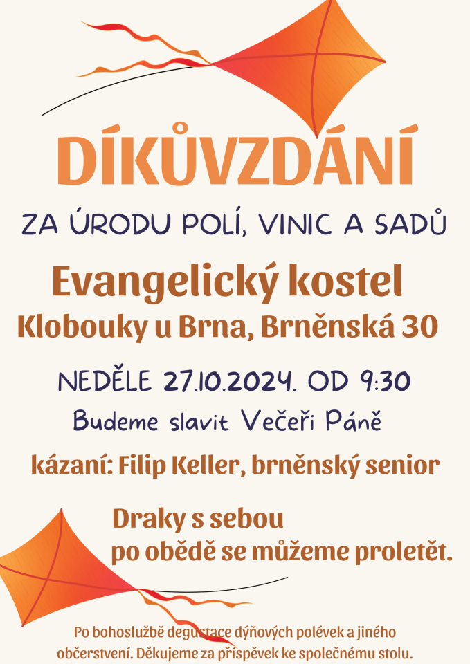 Díkůvzdání s pouštěním draků